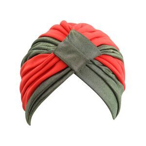 Red & Gold Turban Head Wrap
